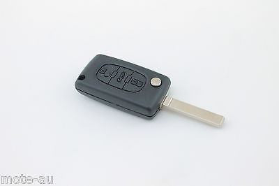 To Suit Citroen C2/C3/C4/C5/C6/C8 3 Button Remote Flip Key Blank Shell/Case/Enclosure | Remote Pro